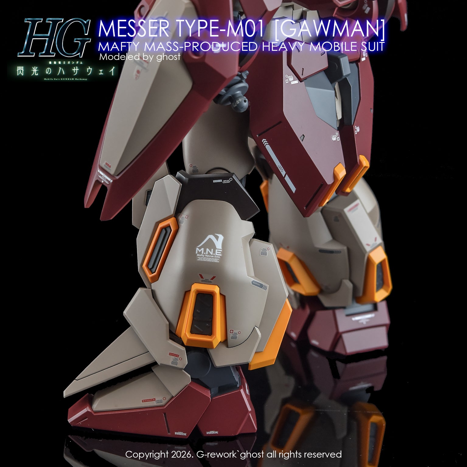 G-Rework Decal [HG] MESSER TYPE-M01 GAWMAN USE