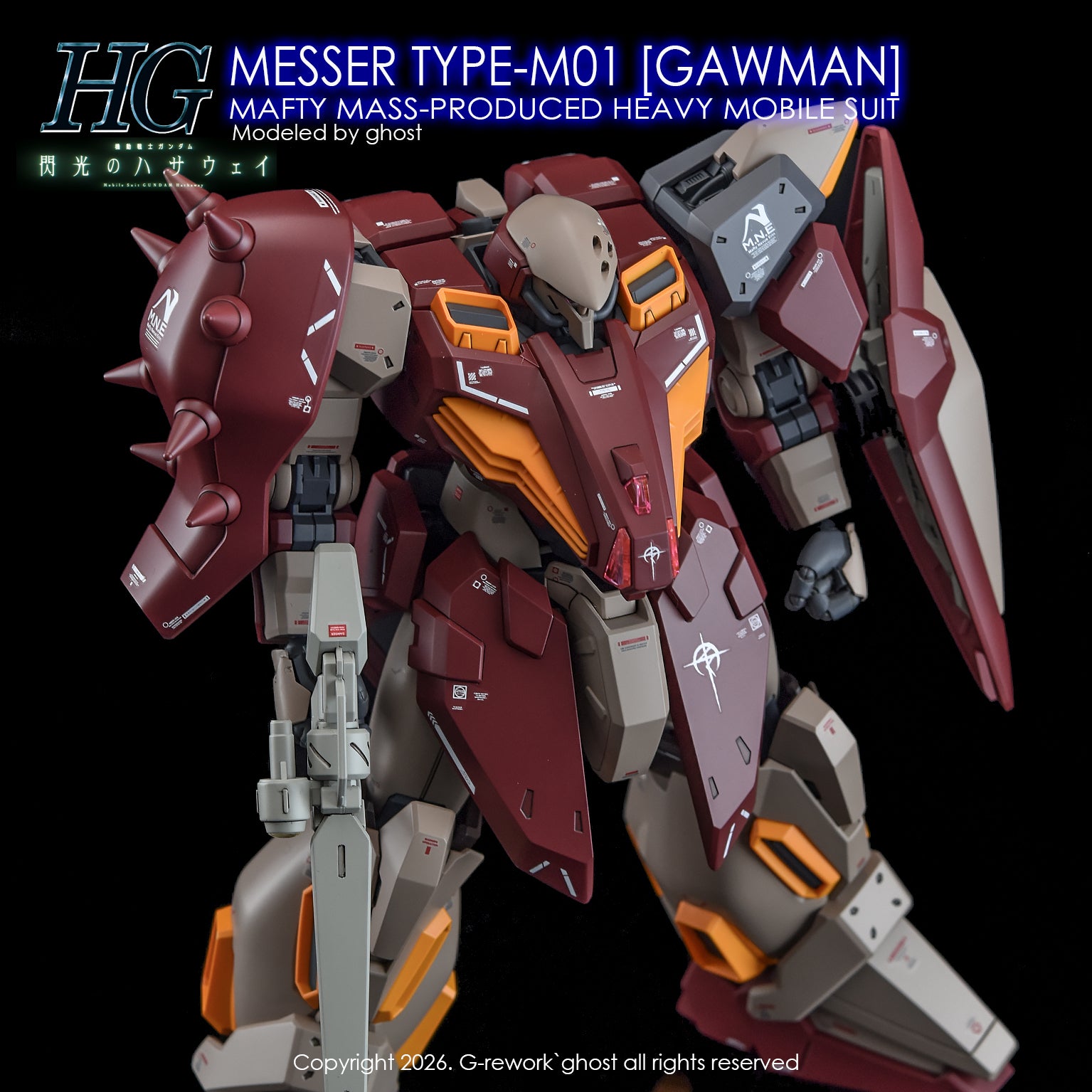 G-Rework Decal [HG] MESSER TYPE-M01 GAWMAN USE