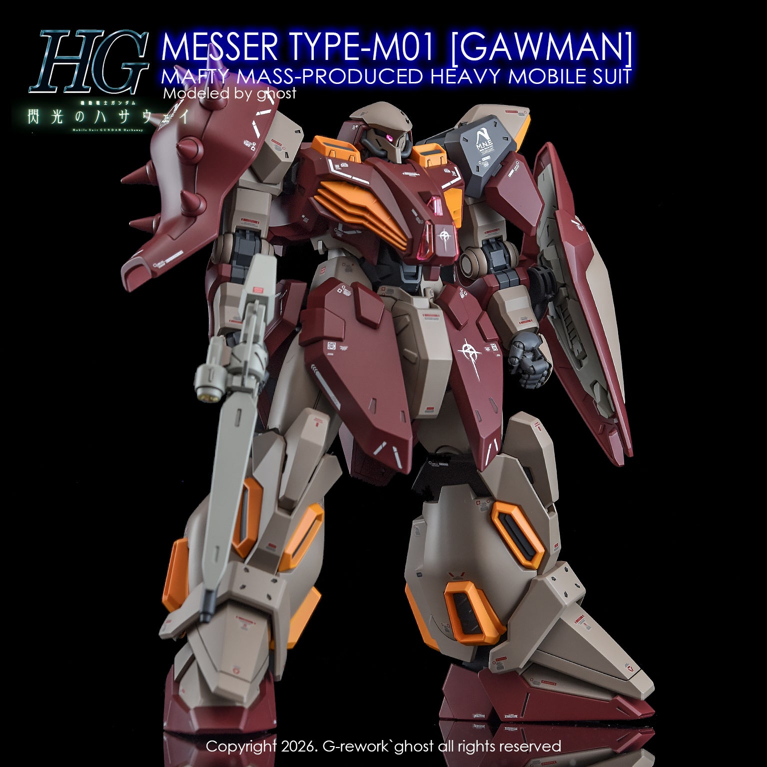 G-Rework Decal [HG] MESSER TYPE-M01 GAWMAN USE