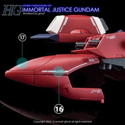 G-Rework [HG] [SEED] IMMORTAL JUSTICE GUNDAM