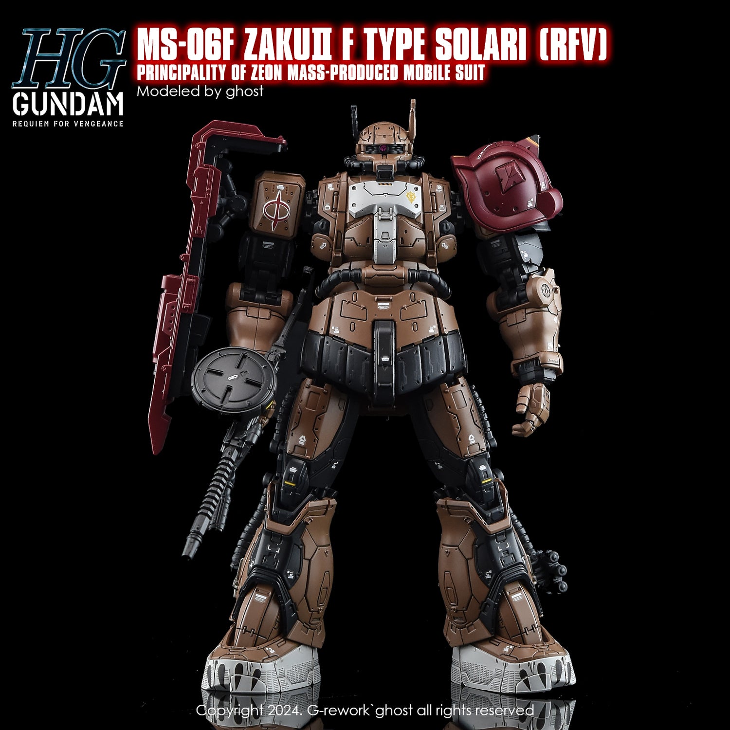 G-Rework [HG] [RFV] MS-O6F ZAKUII F TYPE SOLARI