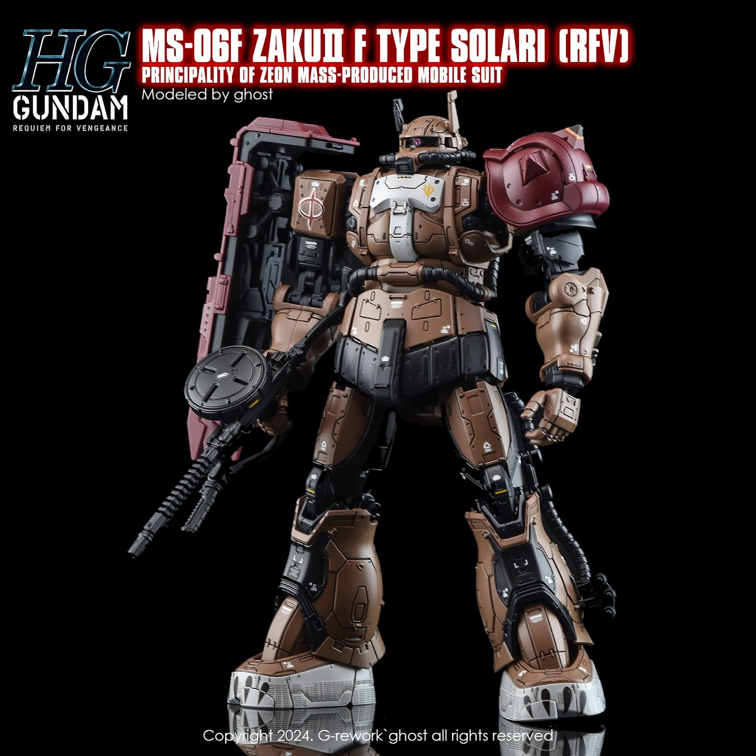 G-Rework [HG] [RFV] MS-O6F ZAKUII F TYPE SOLARI
