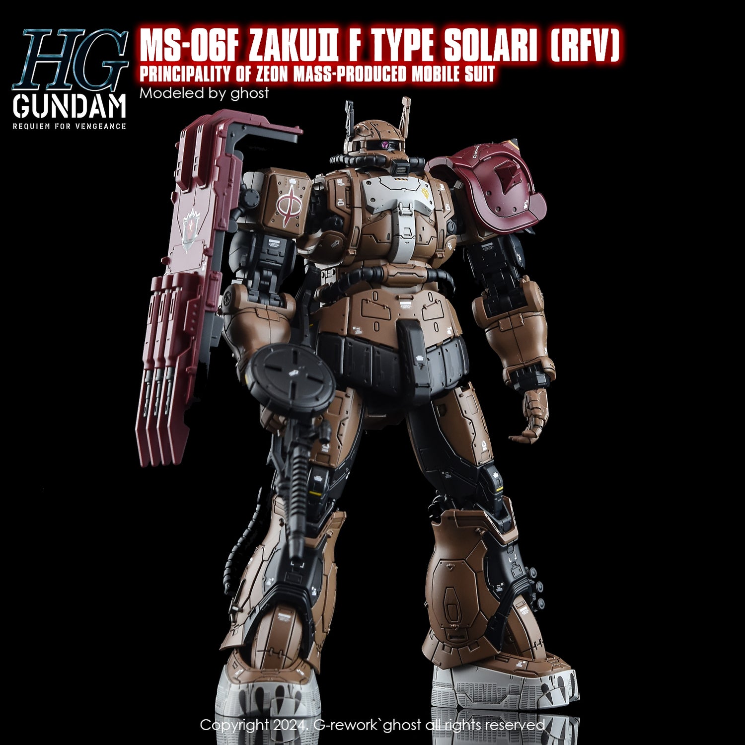 G-Rework [HG] [RFV] MS-O6F ZAKUII F TYPE SOLARI