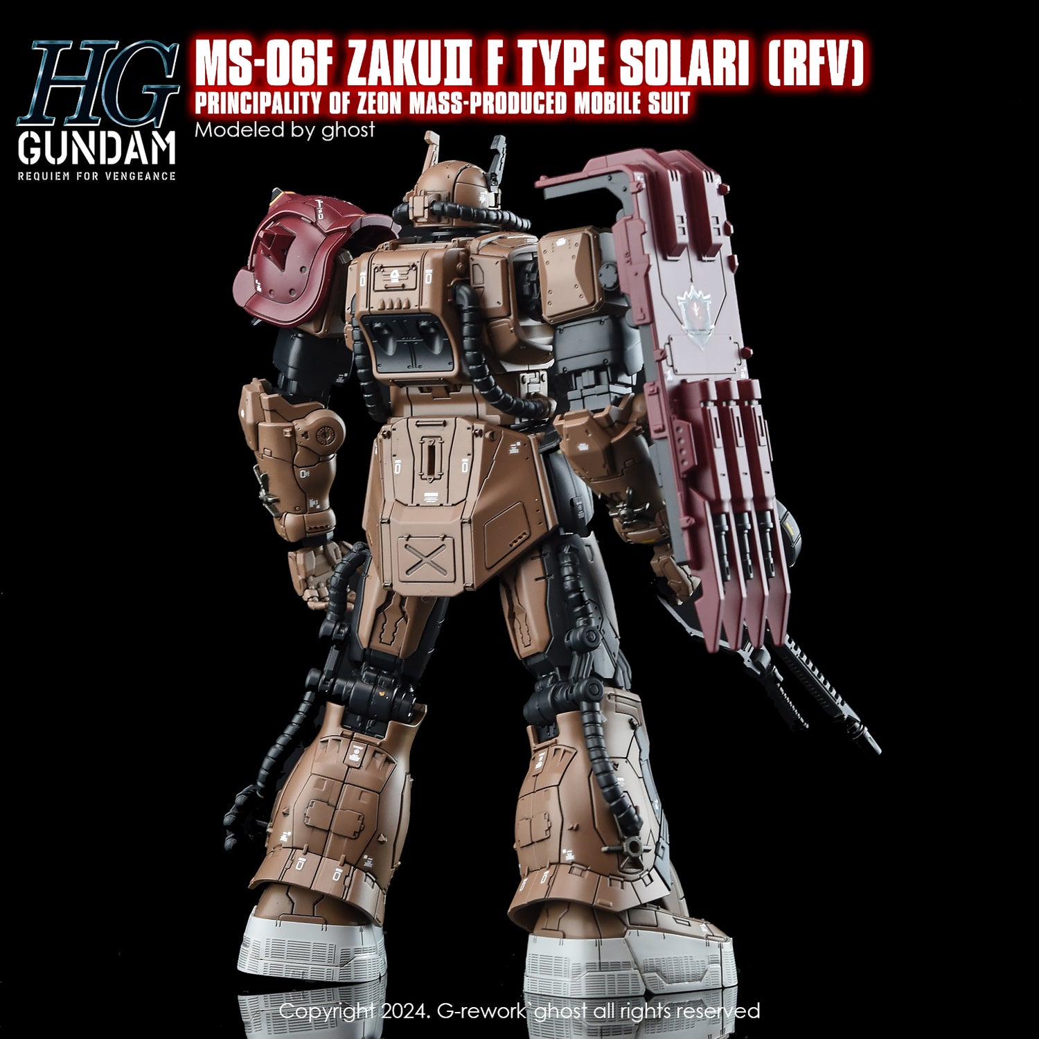 G-Rework [HG] [RFV] MS-O6F ZAKUII F TYPE SOLARI