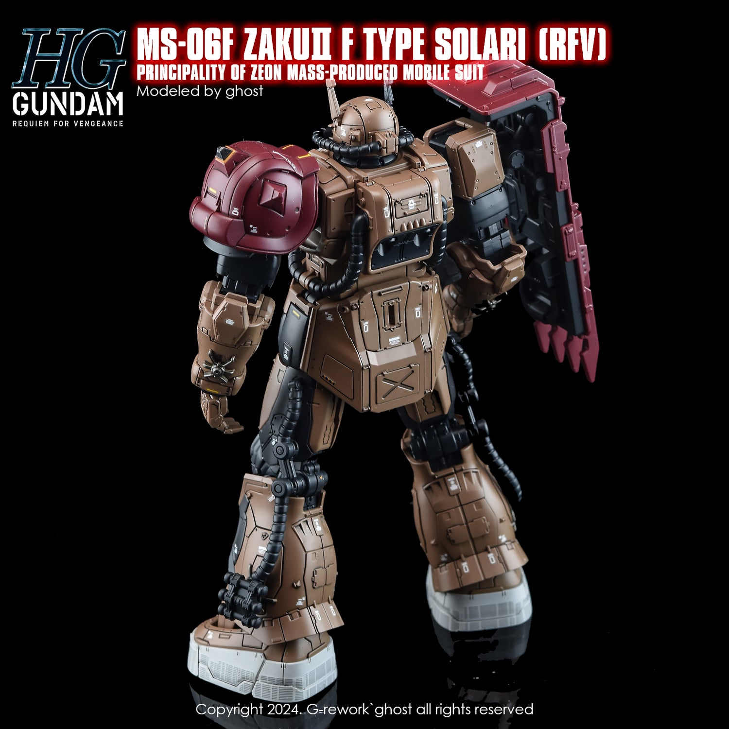 G-Rework [HG] [RFV] MS-O6F ZAKUII F TYPE SOLARI