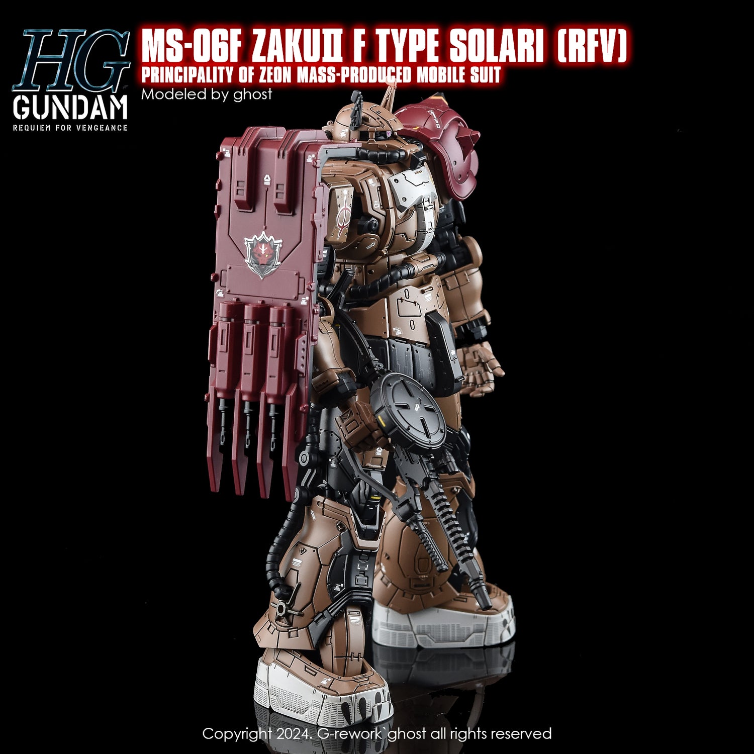 G-Rework [HG] [RFV] MS-O6F ZAKUII F TYPE SOLARI