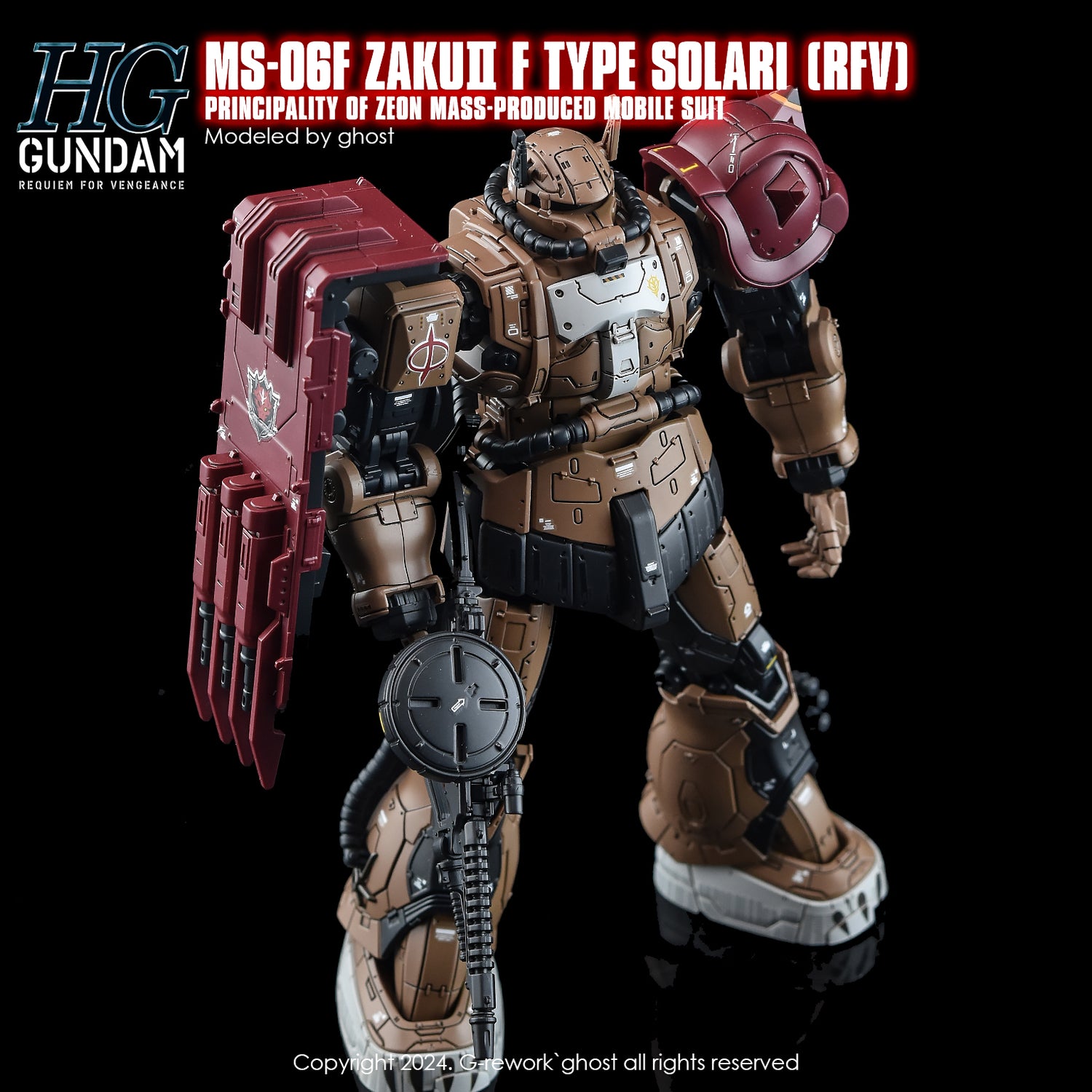 G-Rework [HG] [RFV] MS-O6F ZAKUII F TYPE SOLARI