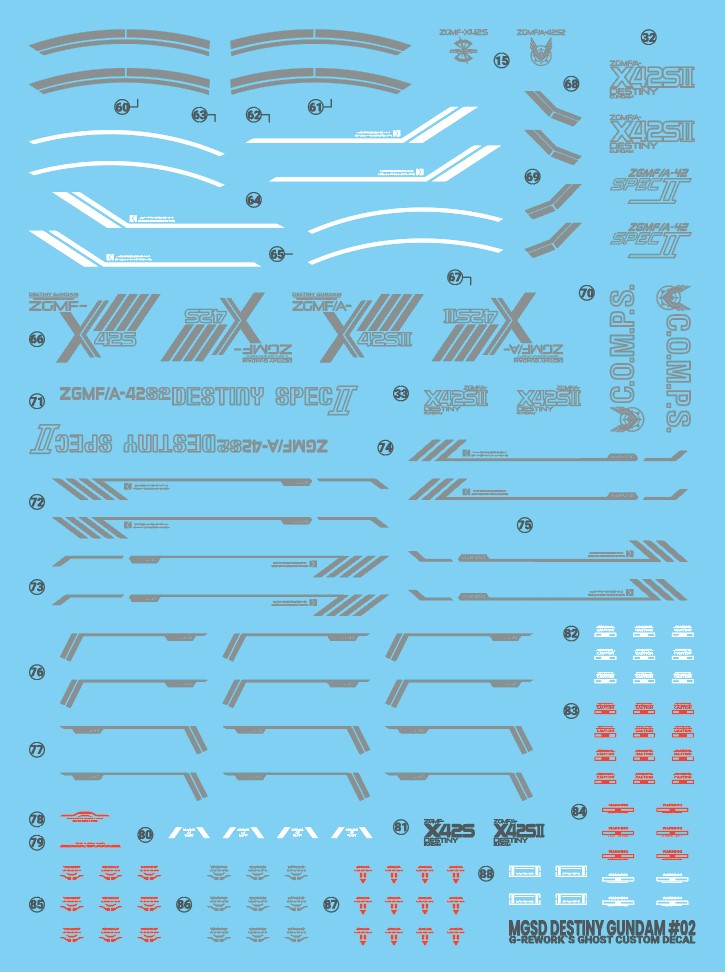 G-Rework Decal  [MGSD] DESTINY GUNDAM