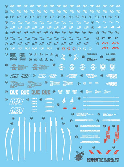 G-Rework Decal  [MGSD] DESTINY GUNDAM