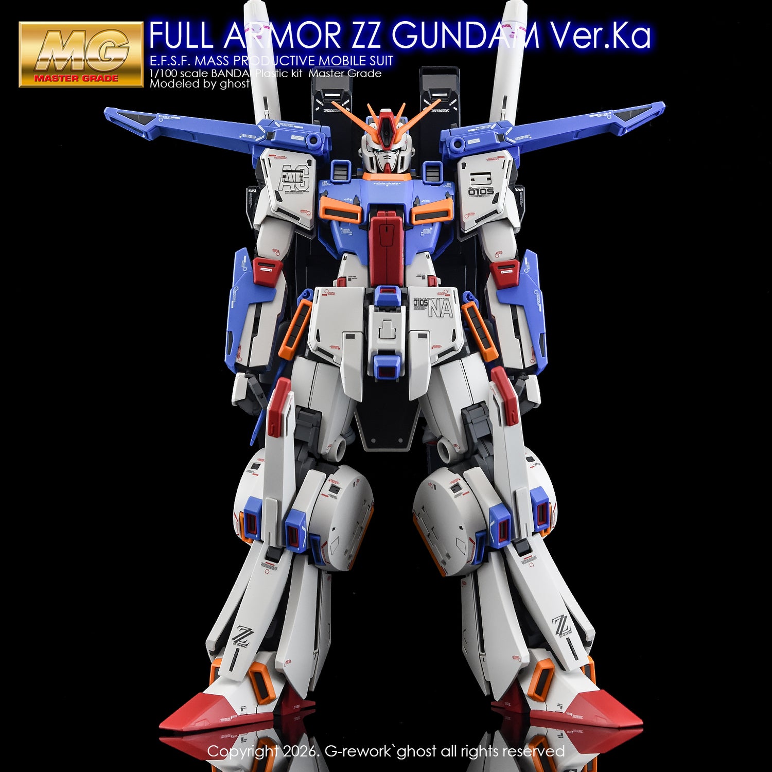 G-Rework Decal [MG] Full Armor ZZ GUNDAM Ver.ka