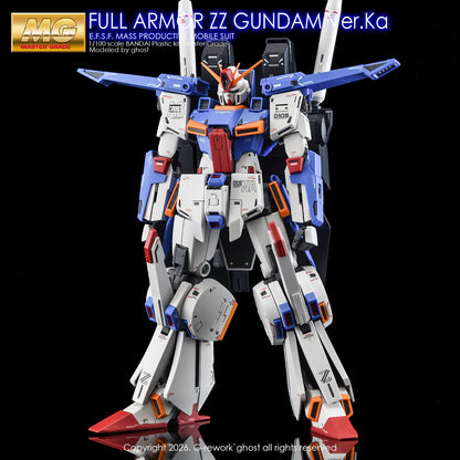 G-Rework Decal [MG] Full Armor ZZ GUNDAM Ver.ka