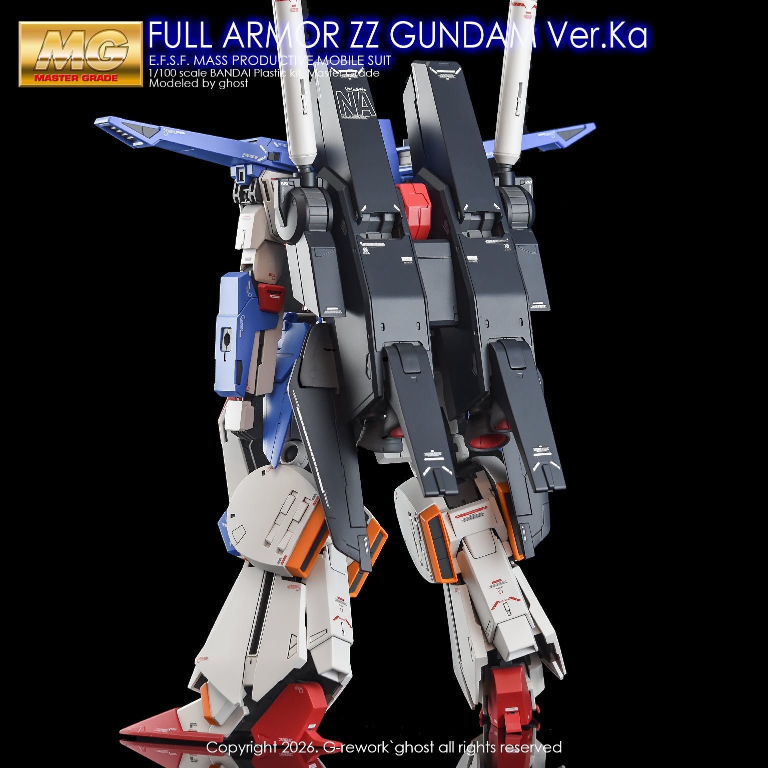 G-Rework Decal [MG] Full Armor ZZ GUNDAM Ver.ka