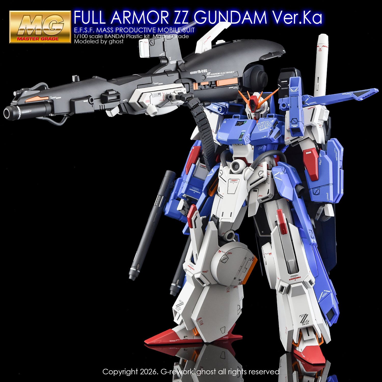 G-Rework Decal [MG] Full Armor ZZ GUNDAM Ver.ka