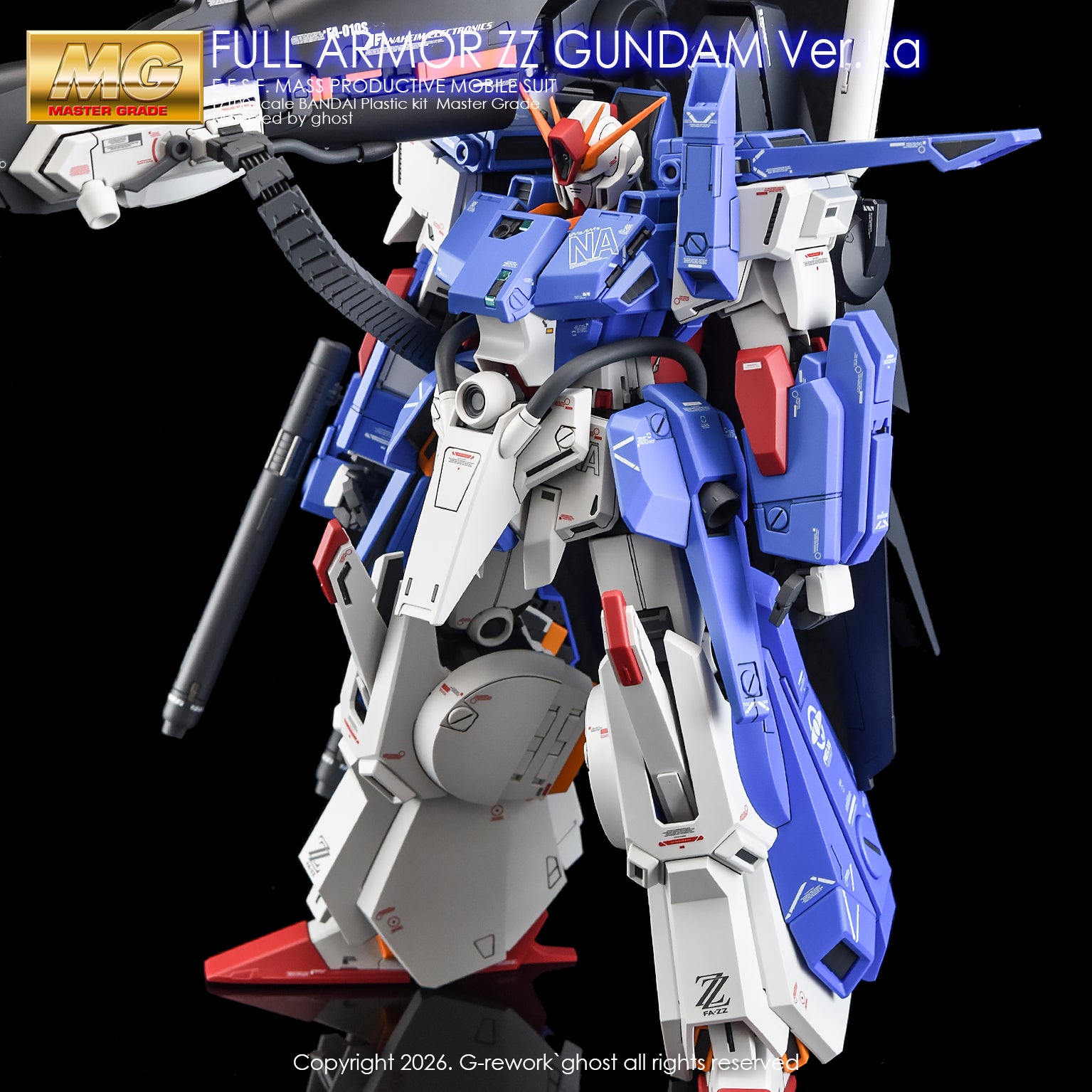 G-Rework Decal [MG] Full Armor ZZ GUNDAM Ver.ka