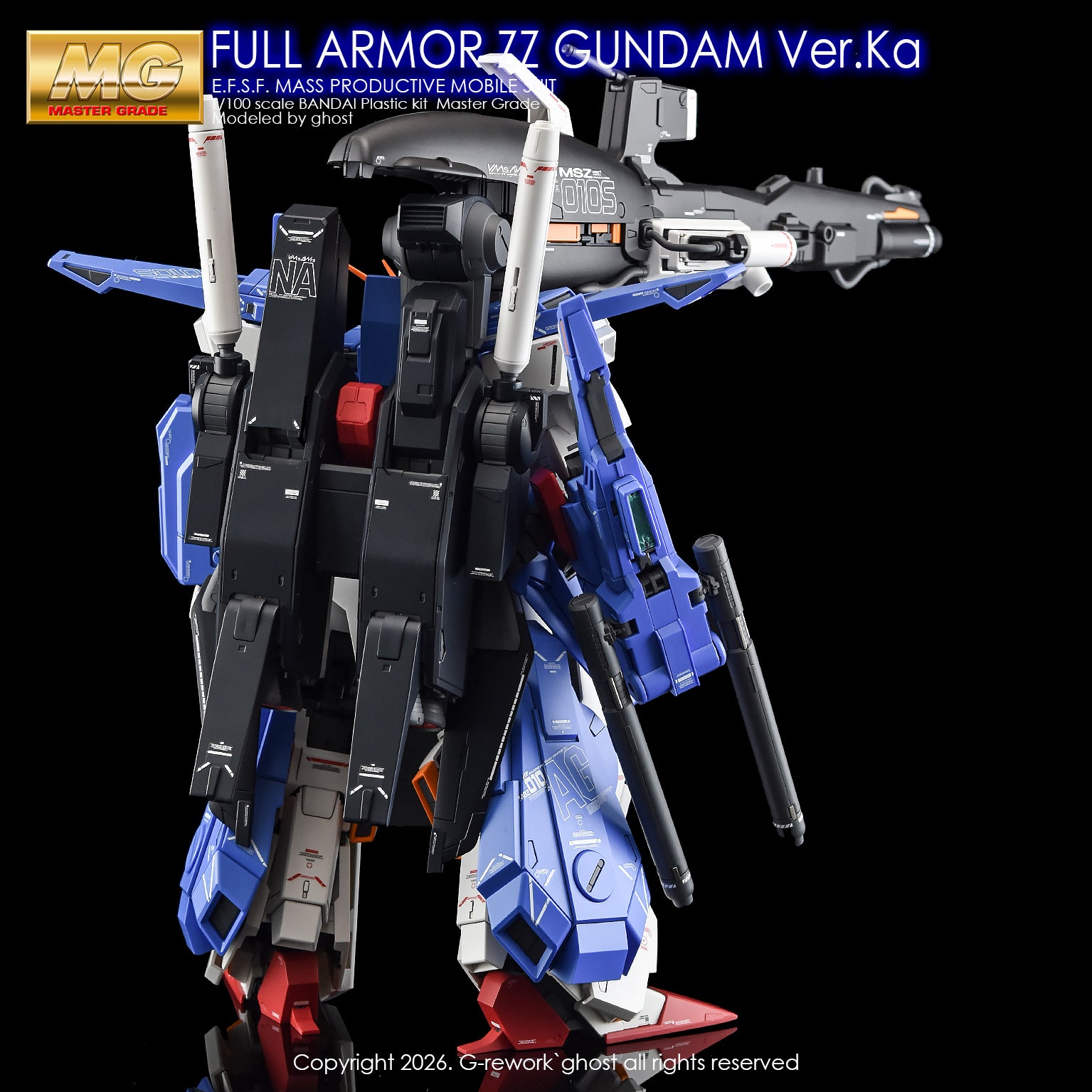 G-Rework Decal [MG] Full Armor ZZ GUNDAM Ver.ka