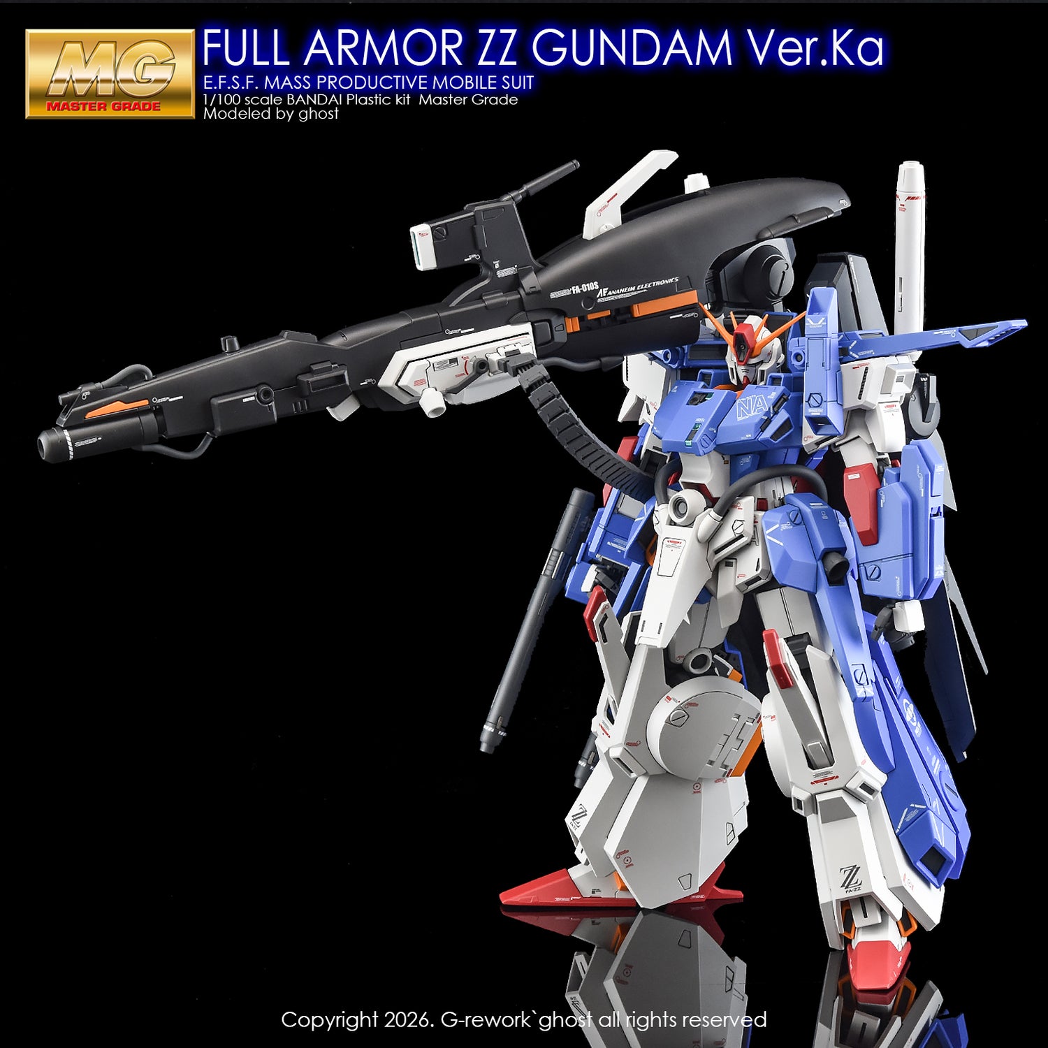 G-Rework Decal [MG] Full Armor ZZ GUNDAM Ver.ka