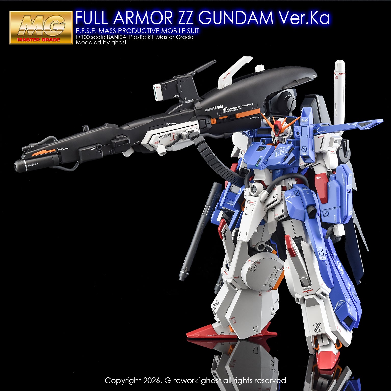 G-Rework Decal [MG] Full Armor ZZ GUNDAM Ver.ka