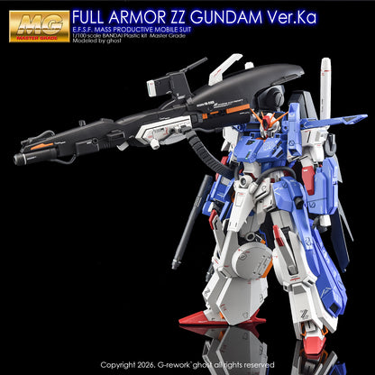 G-Rework Decal [MG] Full Armor ZZ GUNDAM Ver.ka