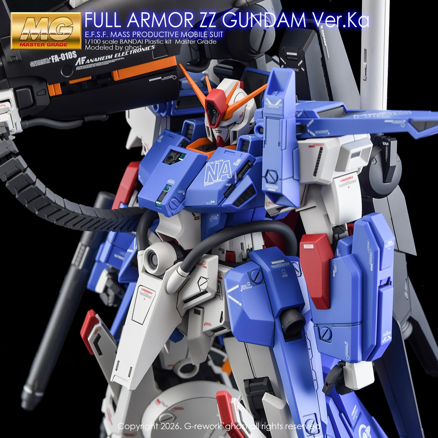 G-Rework Decal [MG] Full Armor ZZ GUNDAM Ver.ka