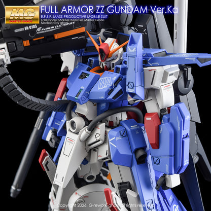 G-Rework Decal [MG] Full Armor ZZ GUNDAM Ver.ka