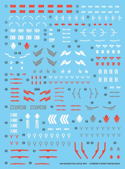 G-Rework Decal [MG] BARBATOS LUPUS