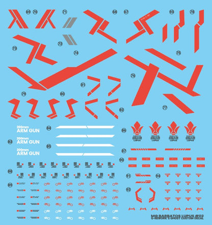 G-Rework Decal [MG] BARBATOS LUPUS