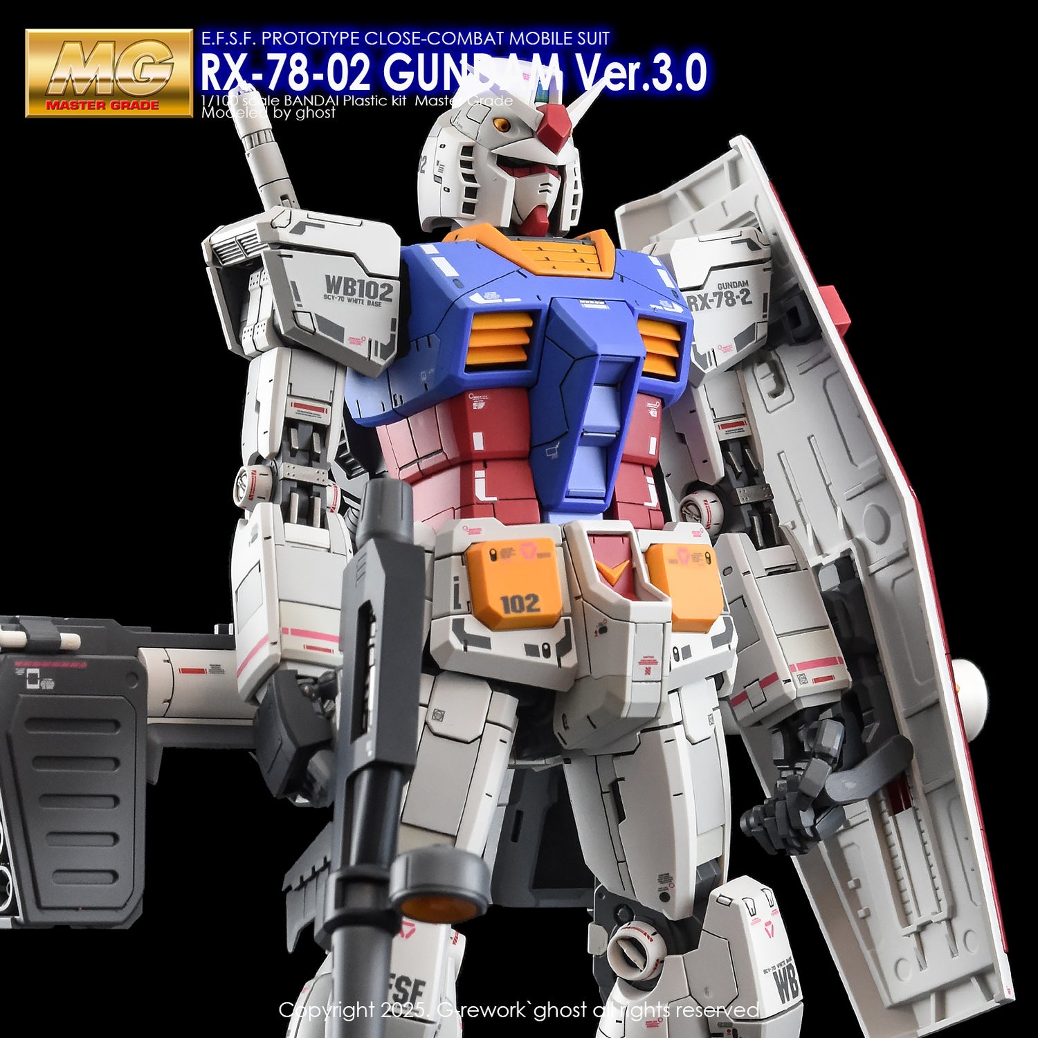 G-Rework [MG] Rx-78-02 GUNDAM 3.0 Ver