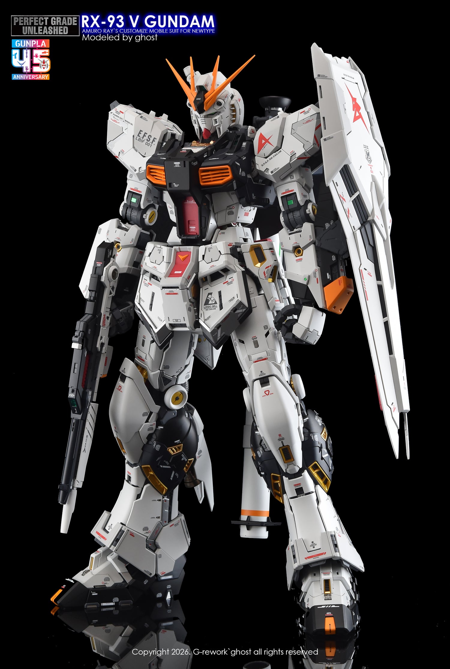 G-Rework Decal [PG] UNLEASHED RX-93 V GUNDAM