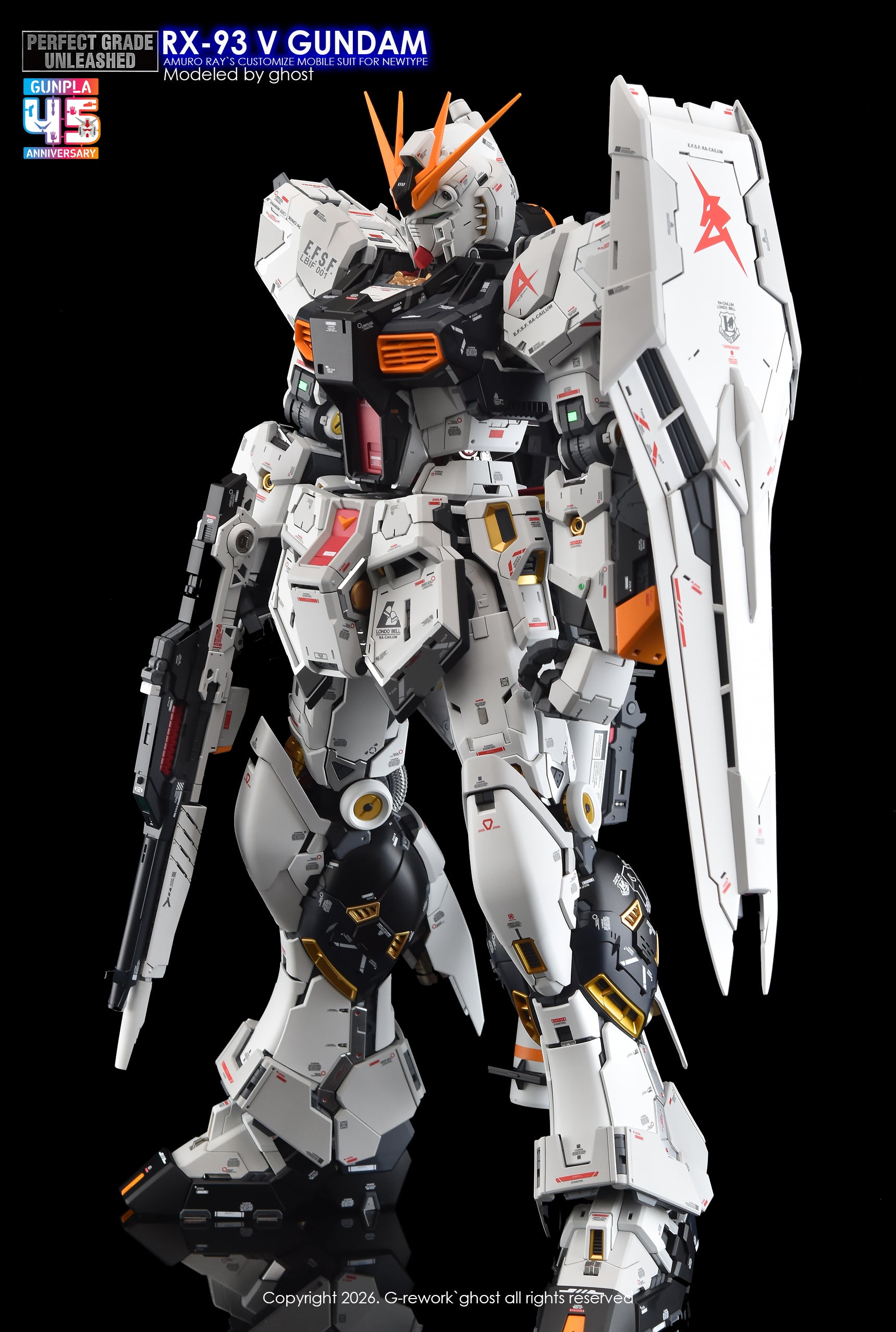 G-Rework Decal [PG] UNLEASHED RX-93 V GUNDAM