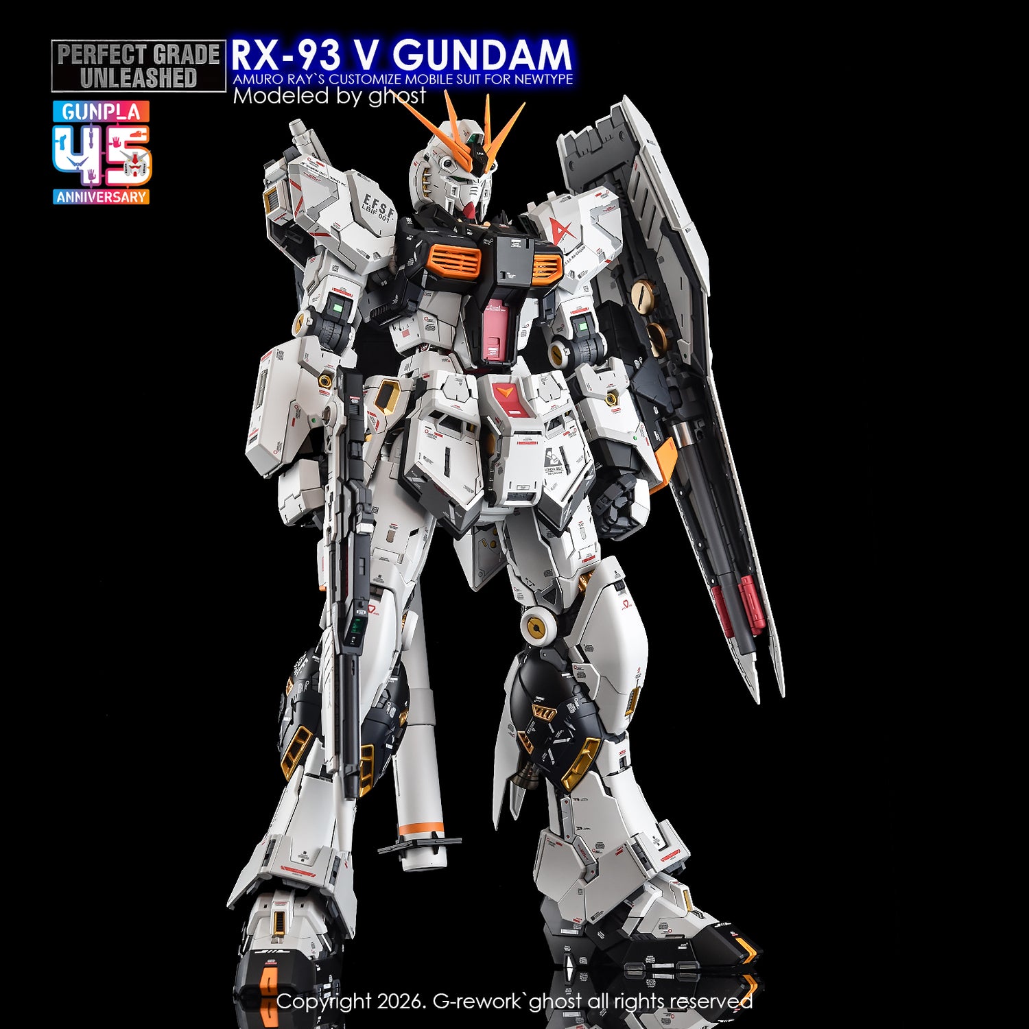 G-Rework Decal [PG] UNLEASHED RX-93 V GUNDAM