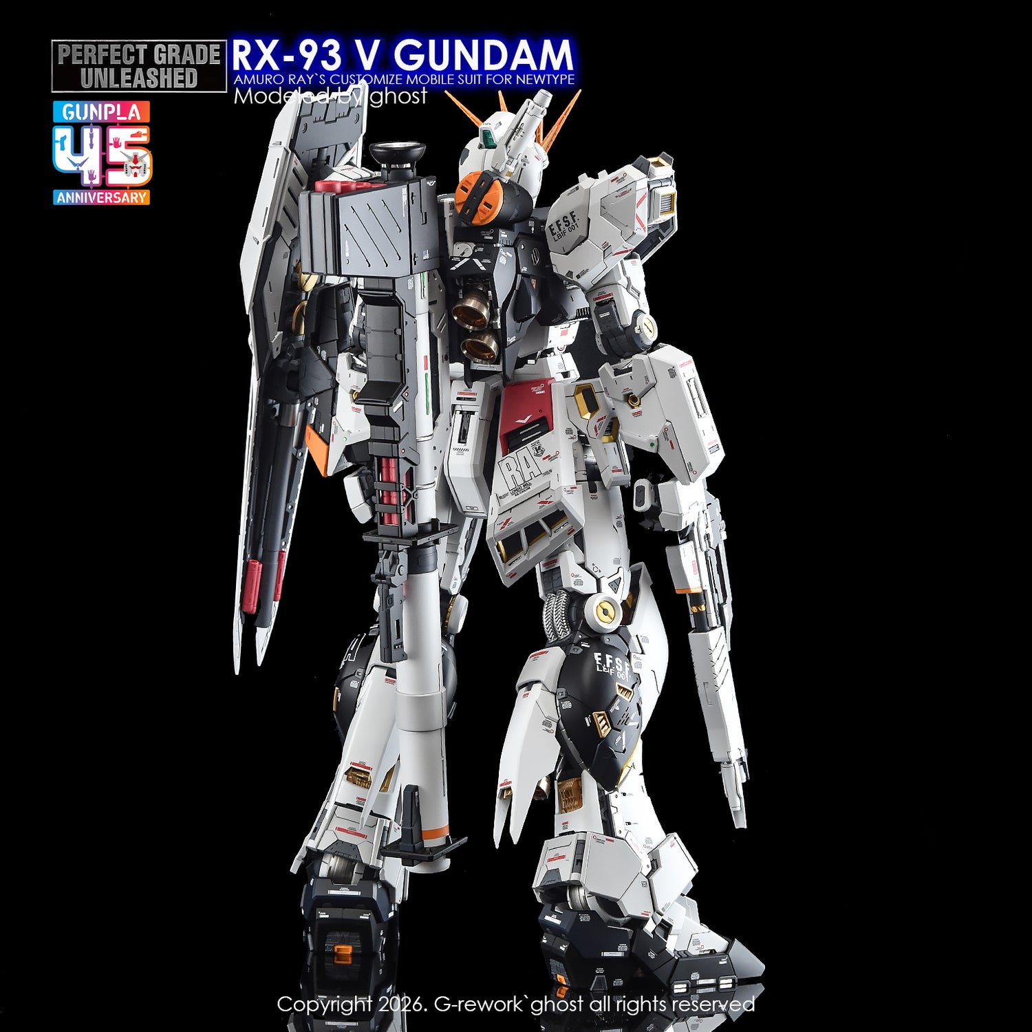 G-Rework Decal [PG] UNLEASHED RX-93 V GUNDAM