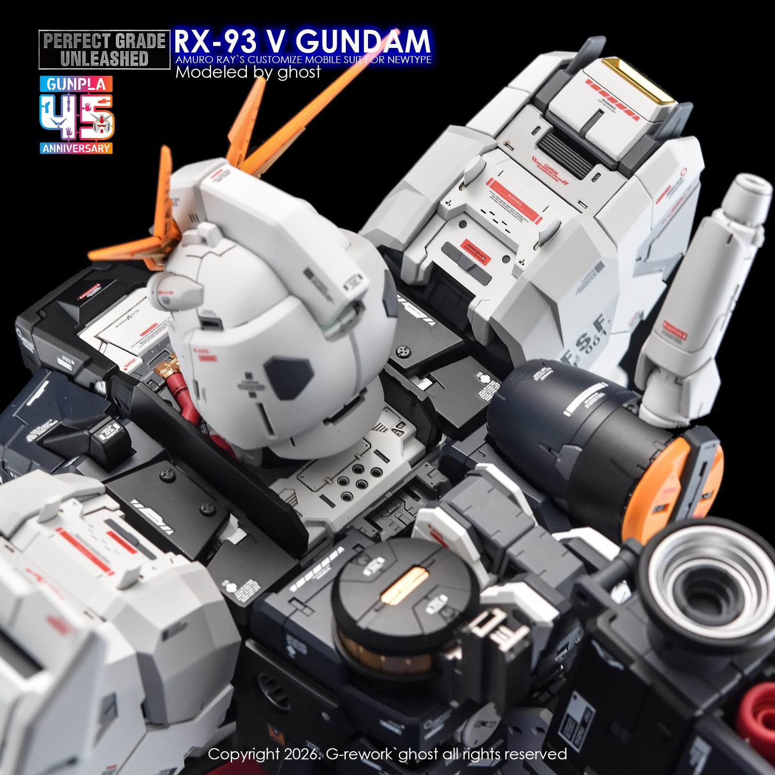 G-Rework Decal [PG] UNLEASHED RX-93 V GUNDAM