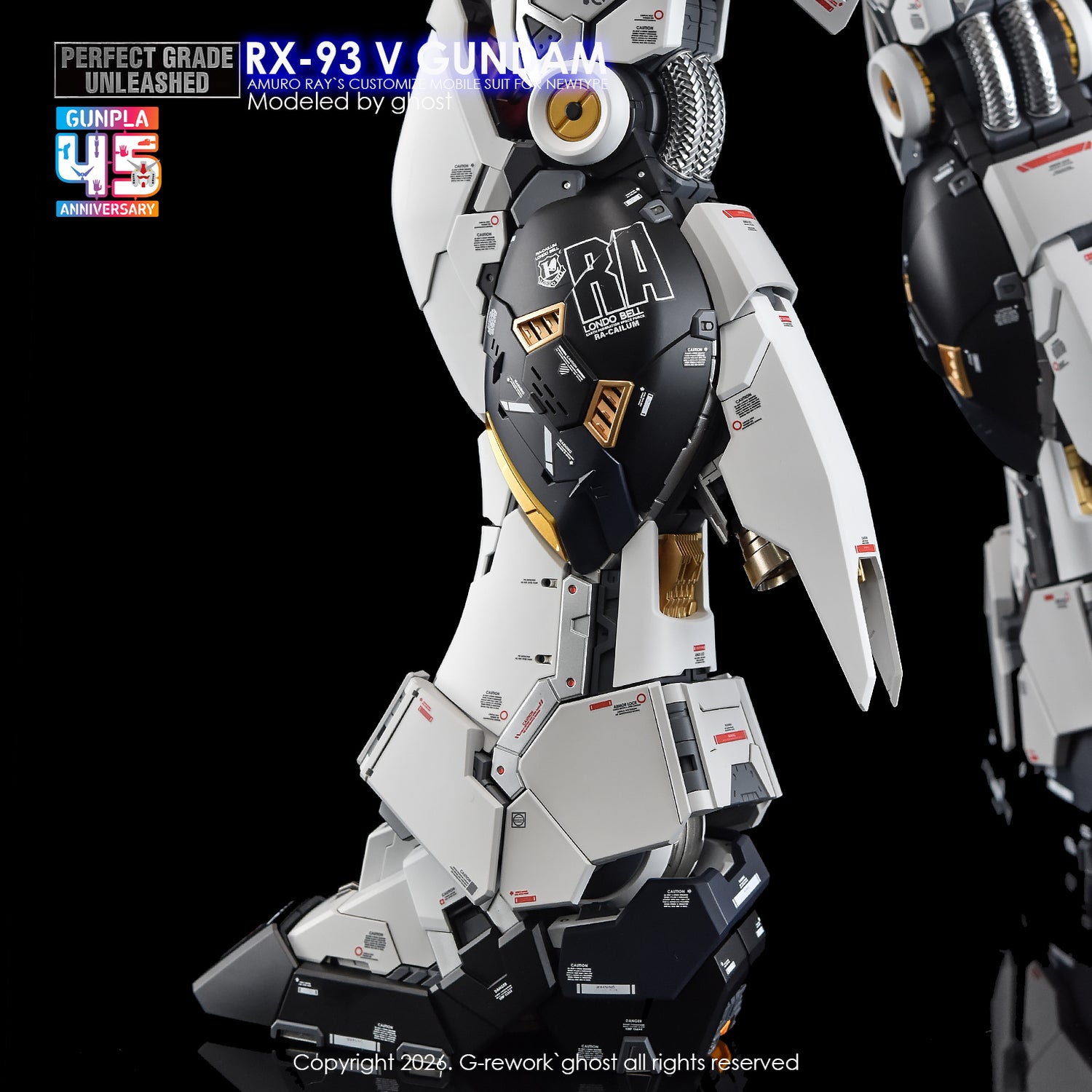 G-Rework Decal [PG] UNLEASHED RX-93 V GUNDAM