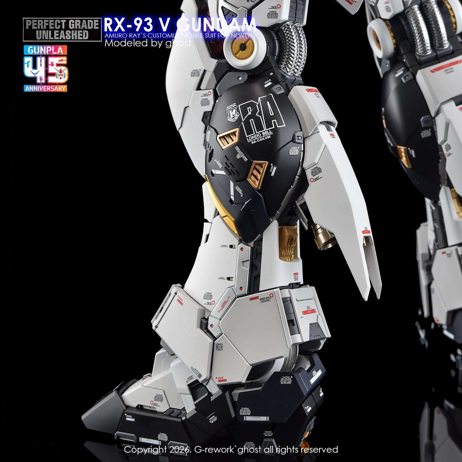 G-Rework Decal [PG] UNLEASHED RX-93 V GUNDAM