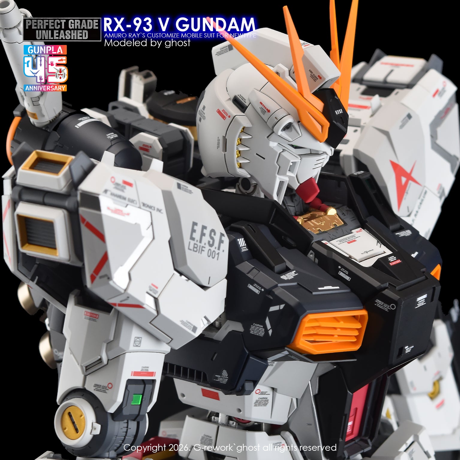 G-Rework Decal [PG] UNLEASHED RX-93 V GUNDAM