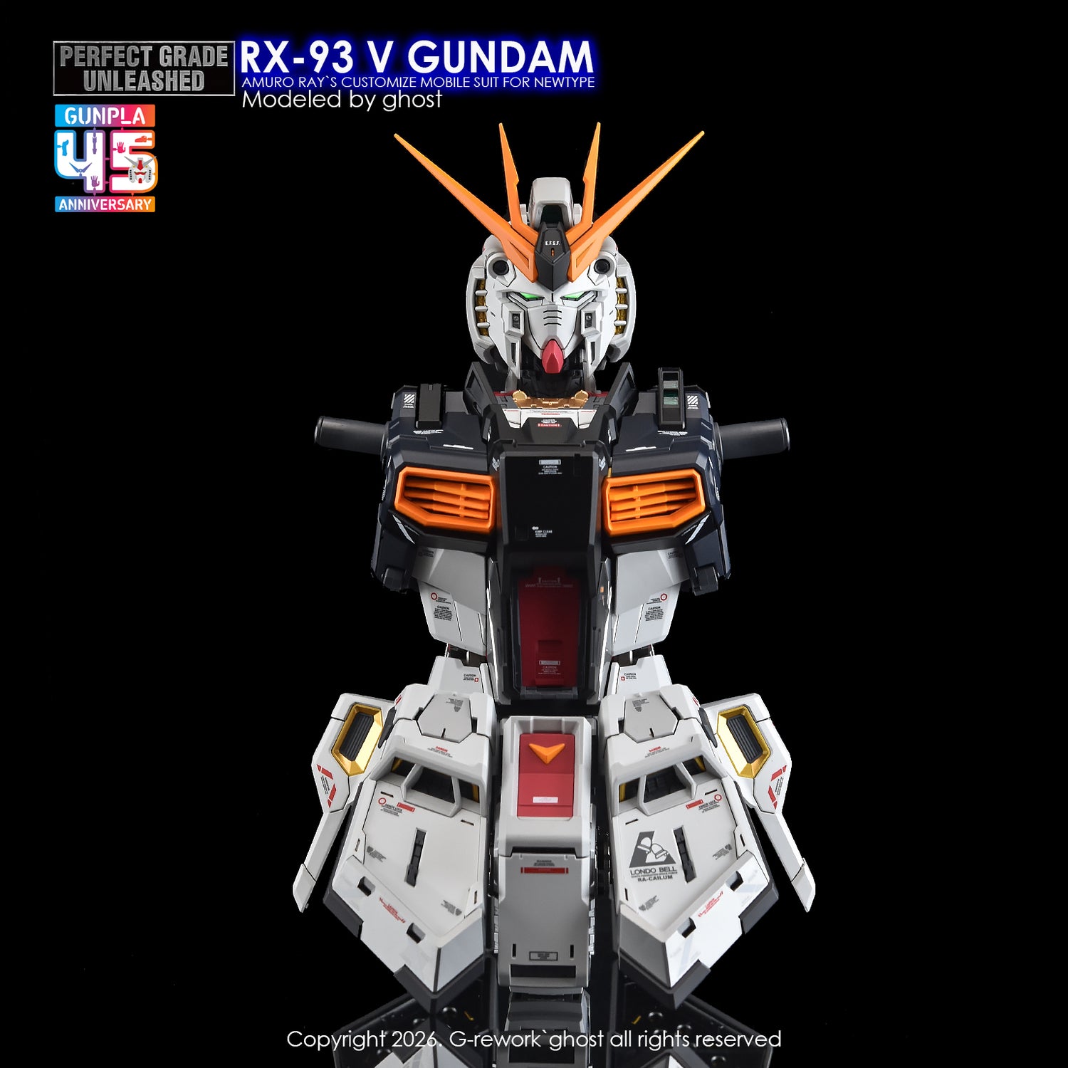 G-Rework Decal [PG] UNLEASHED RX-93 V GUNDAM