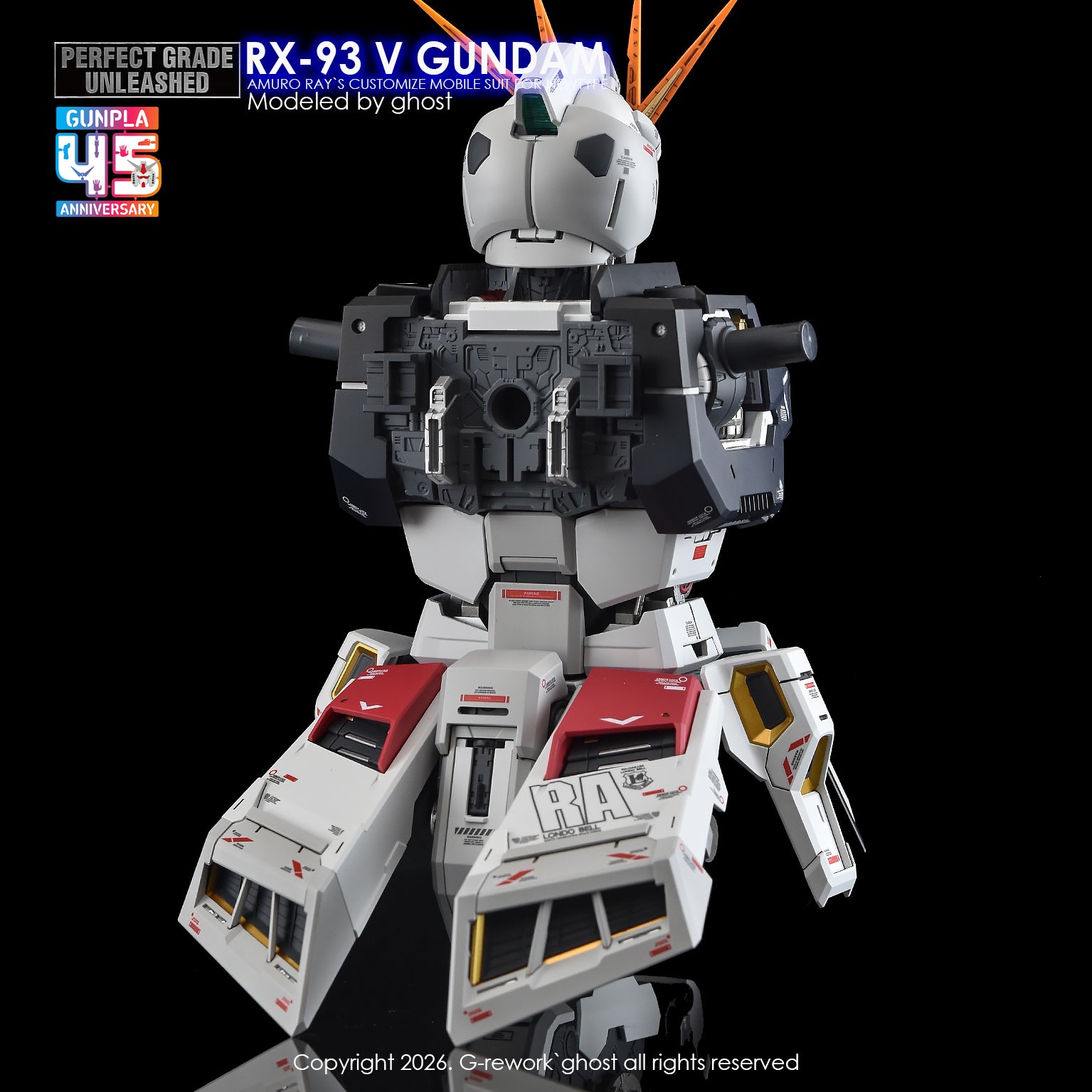 G-Rework Decal [PG] UNLEASHED RX-93 V GUNDAM