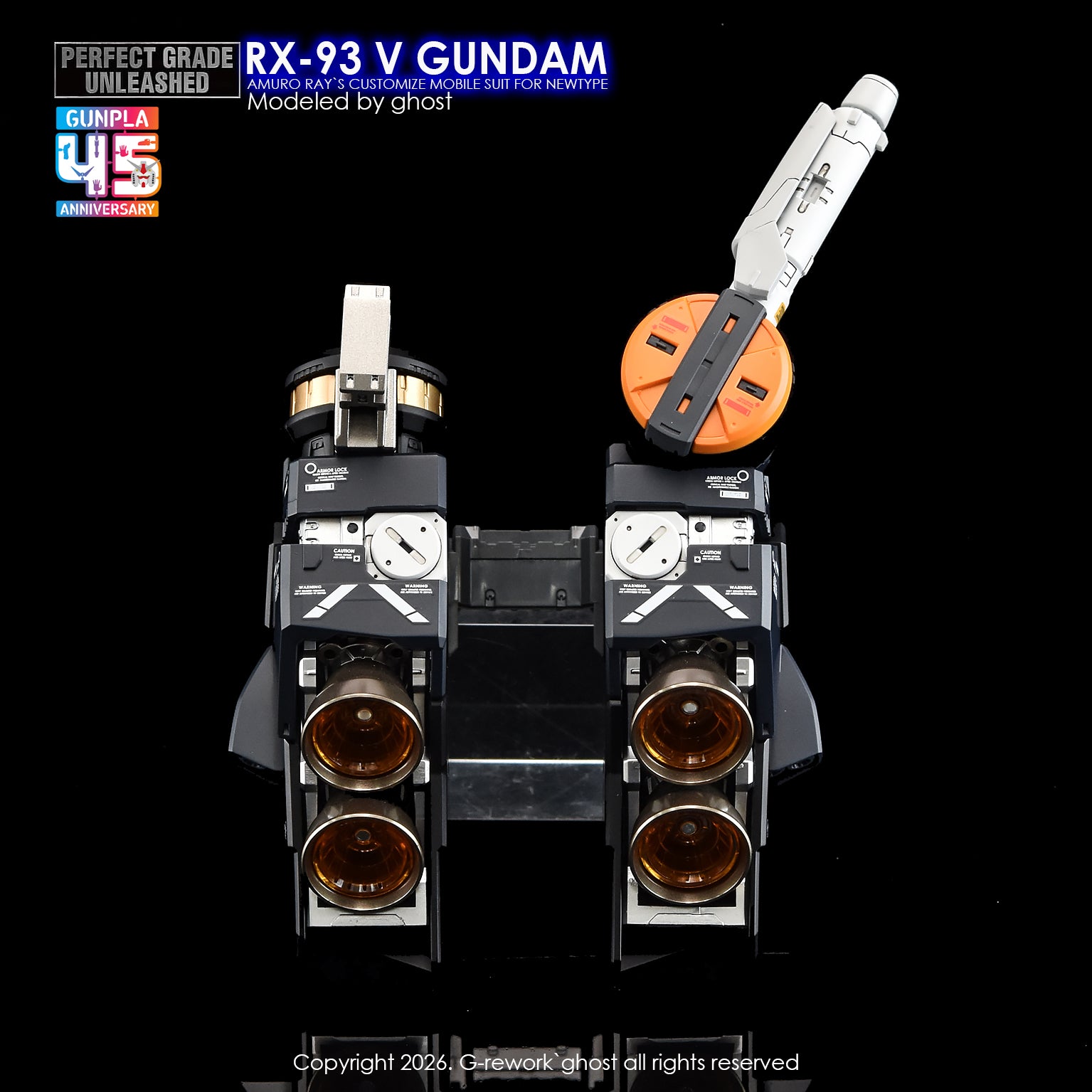 G-Rework Decal [PG] UNLEASHED RX-93 V GUNDAM