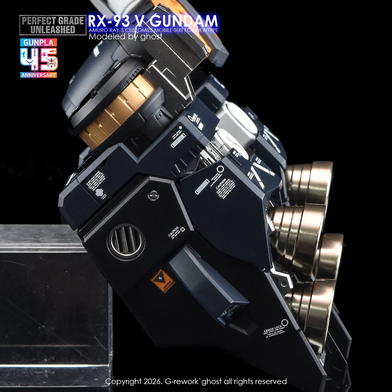 G-Rework Decal [PG] UNLEASHED RX-93 V GUNDAM