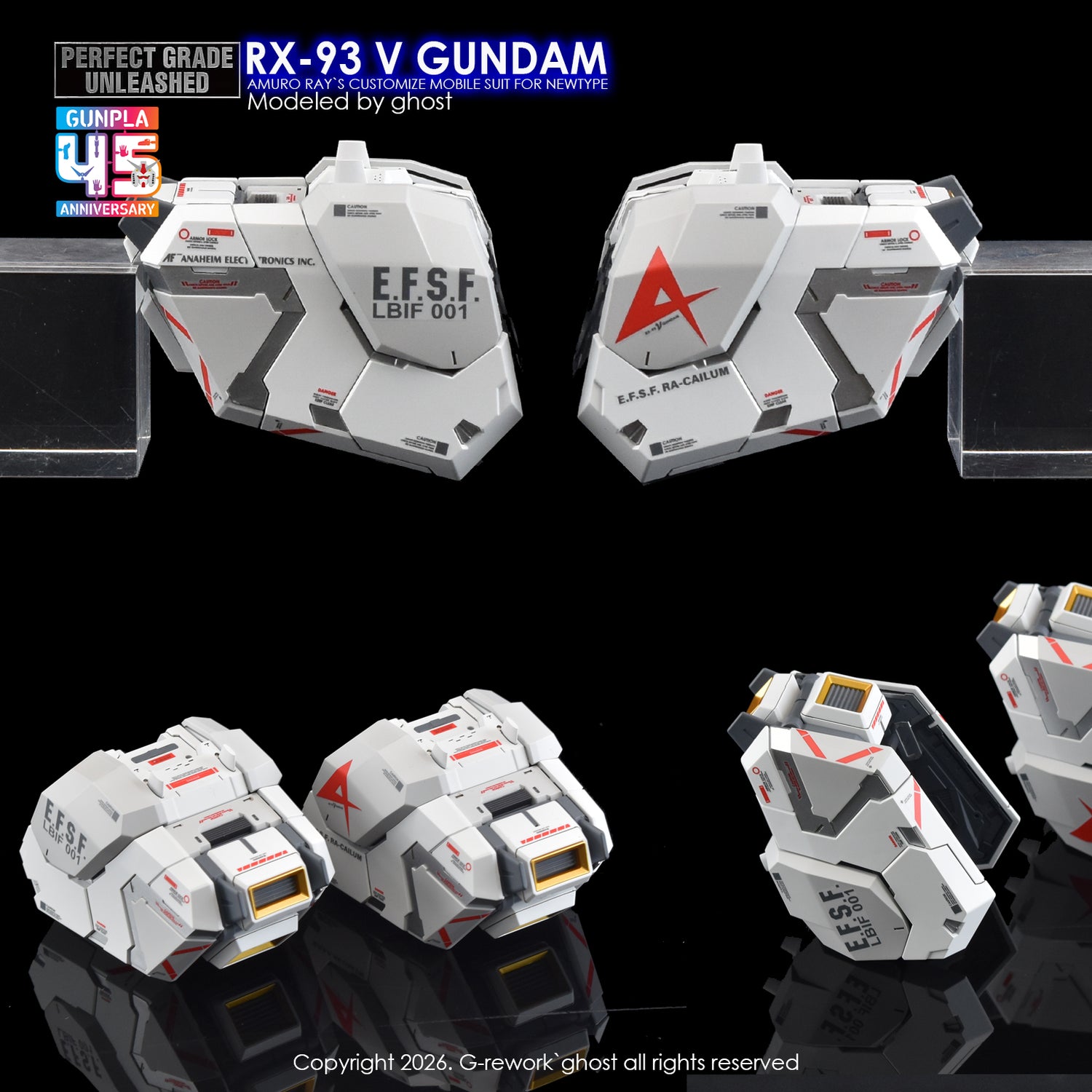 G-Rework Decal [PG] UNLEASHED RX-93 V GUNDAM