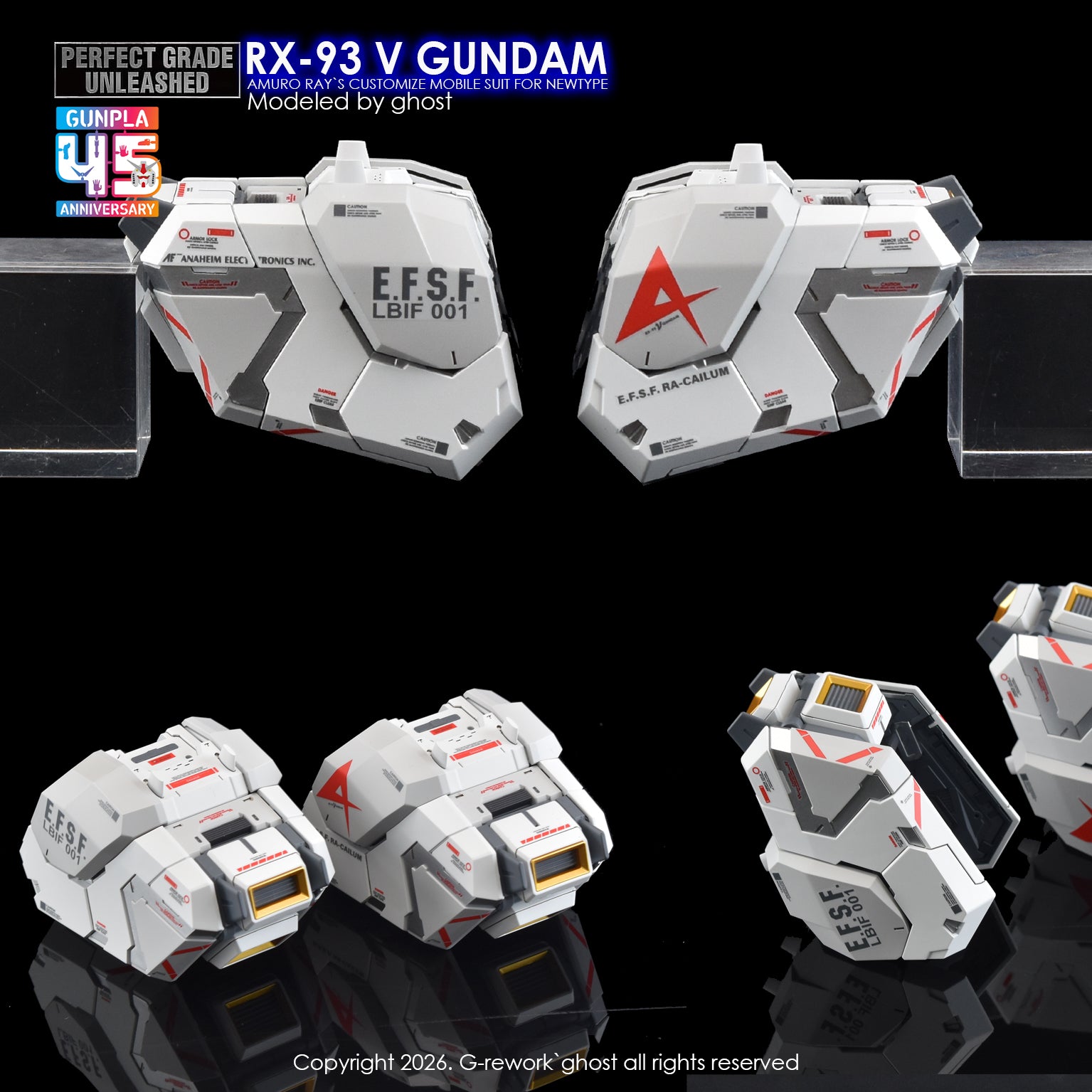 G-Rework Decal [PG] UNLEASHED RX-93 V GUNDAM