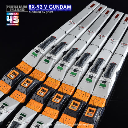 G-Rework Decal [PG] UNLEASHED RX-93 V GUNDAM