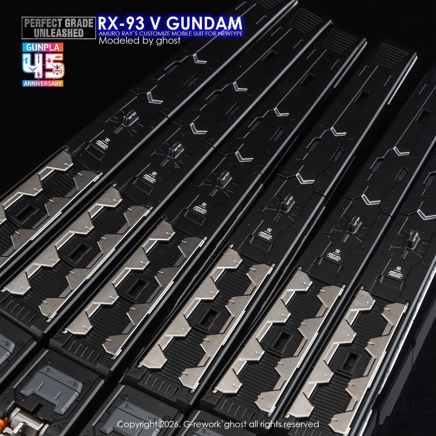 G-Rework Decal [PG] UNLEASHED RX-93 V GUNDAM