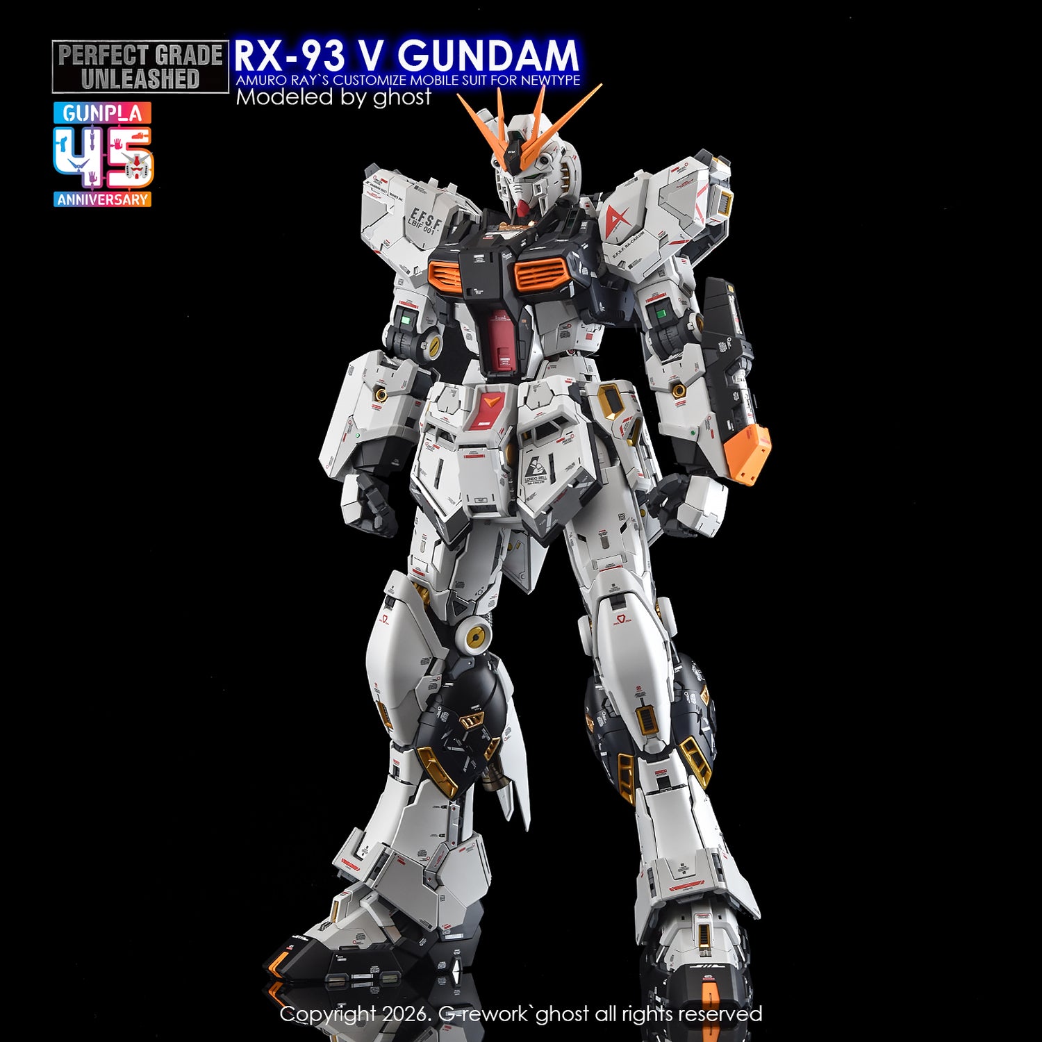G-Rework Decal [PG] UNLEASHED RX-93 V GUNDAM