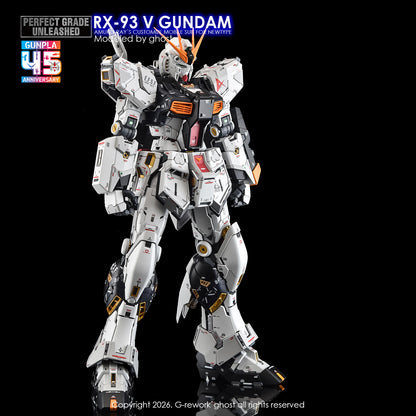 G-Rework Decal [PG] UNLEASHED RX-93 V GUNDAM