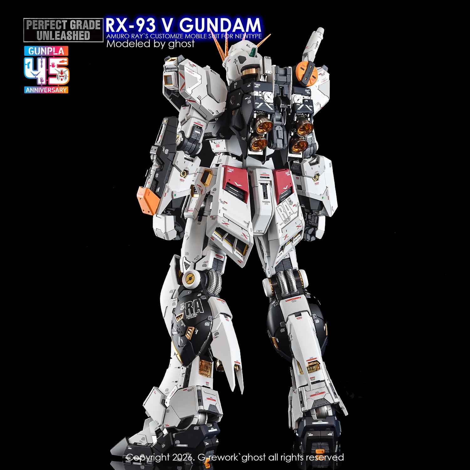 G-Rework Decal [PG] UNLEASHED RX-93 V GUNDAM