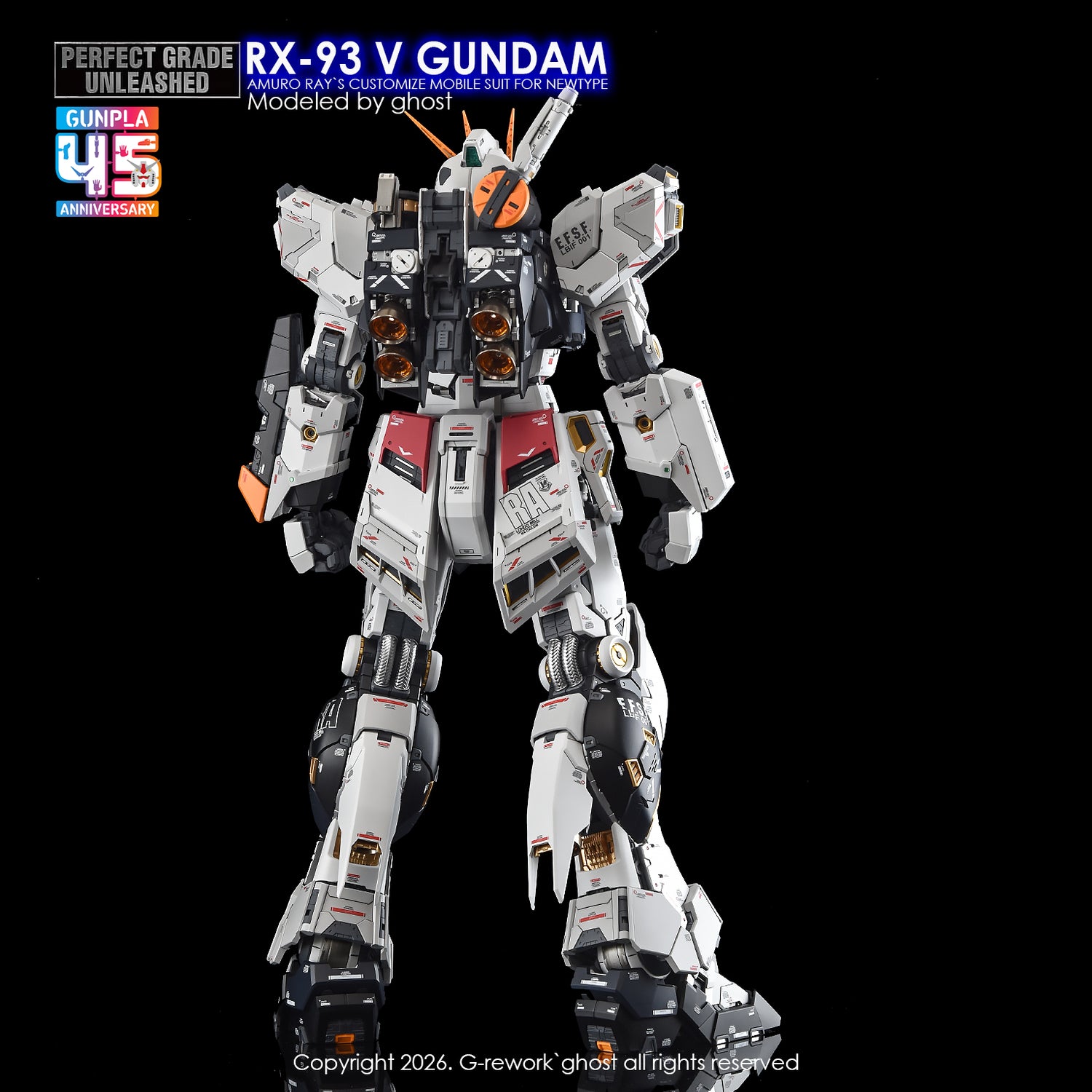 G-Rework Decal [PG] UNLEASHED RX-93 V GUNDAM