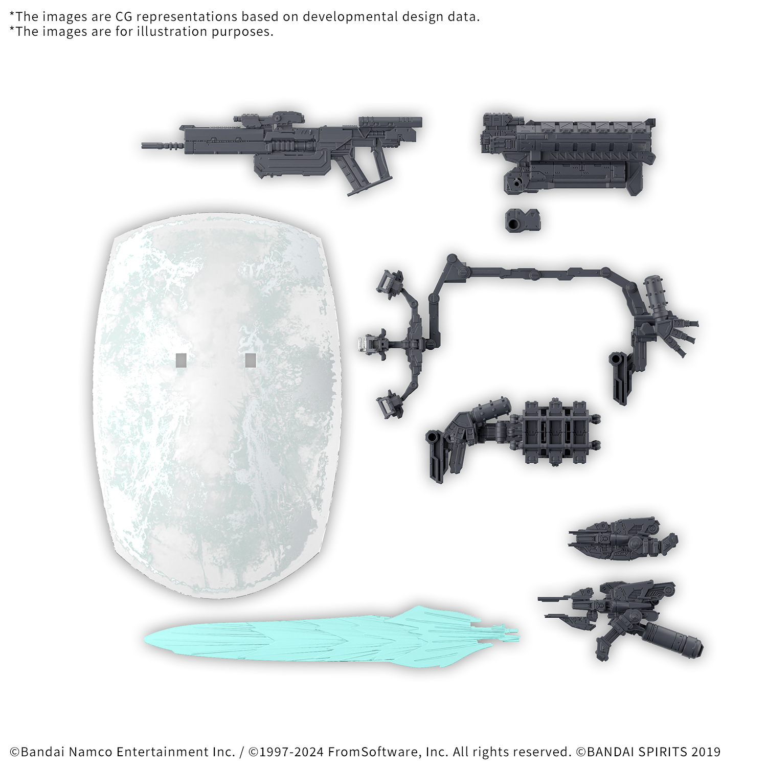 (Pre-Order Closed)  ETA Aug-Sep 30MM OPTION PARTS SET ARMORED CORE Ⅵ FIRES OF RUBICON WEAPON SET 05