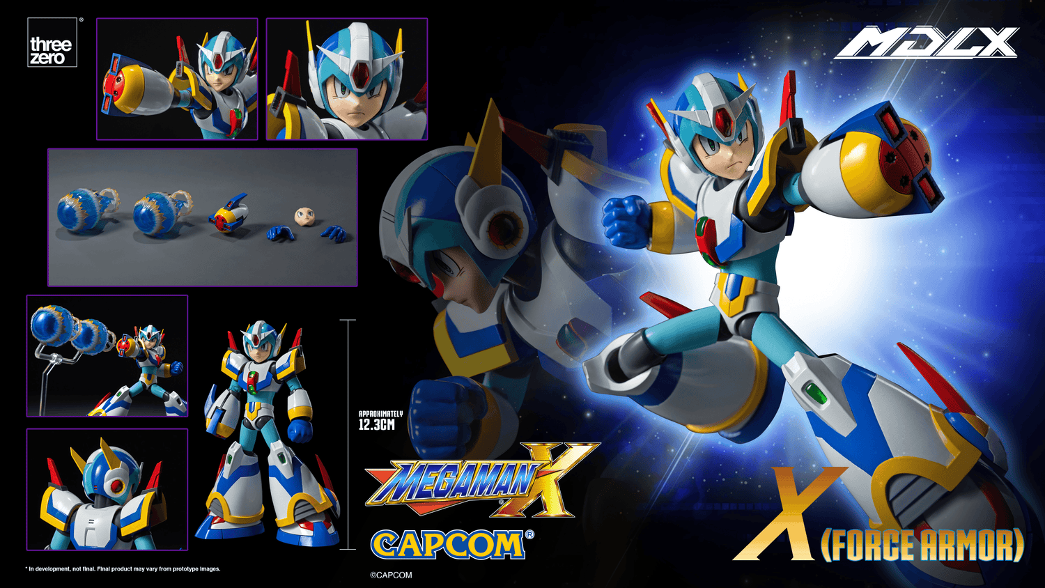 (Pre-Order)  ETA Q3 2027 -Rockman X / Mega Man X MDLX X (Force Armor)