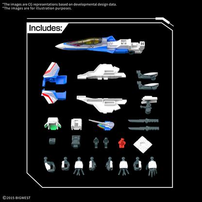 (Pre-Order Closed)  ETA Sep-Oct HG 1/100 VF-31J SIEGFRIED （HAYATE IMMELMANN USE）